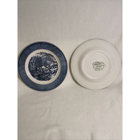 Royal Ironstone By Royal China USA The Old Grist Mill 10" Plates X2 DESCRIPTION - Picture 1 of 4